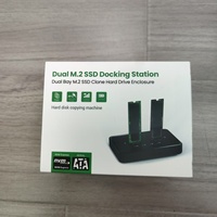 Base Multifunzionale per Dischi Rigidi SATA Dual Disk 2.5/3.5 Adatta per Dischi Rigidi Esterni