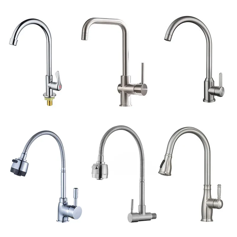 Modern Design zinc alloy household rotatable vertical faucet Pull Out Sink Kitchen Faucet