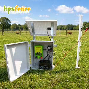 Électrificateur de clôture électrique 12V 2J moderne et étanche, alimenté par panneau <span class=keywords><strong>solaire</strong></span>, utilisé pour les clôtures agricoles - Product Image 3