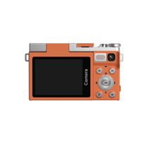 Cocok untuk Pelajar, Kamera Selfie Gaya Retro Mirrorless 4K Cross-border Ini, Zoom Optik 12X