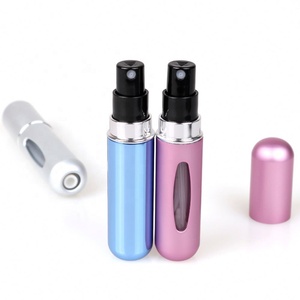 High Grade 5ml Colorful Bottom-filled Round Head Aluminum Oxide Shell Perfume <b>Bottle</b> <b>Mini</b> Portable Perfume Dispenser - Product Image 4