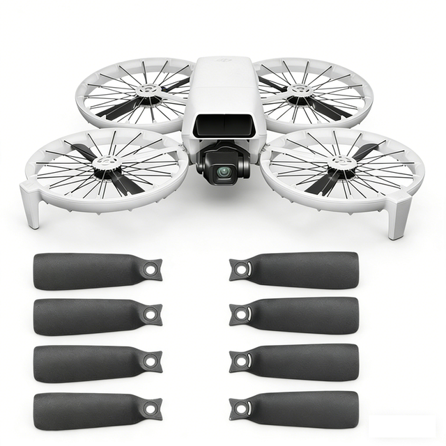 High Strength Carbon Fiber Propeller Blades UAV Portable Replacement Propeller for Flip Drone Accessories