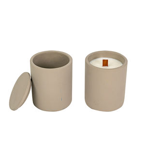 Vela Aromática em Jarro de Cimento Relaxlines Nordic Home para Contêineres Personalizados, Vela Aromática de Cera de Soja - Product Image 6