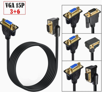 Câble d'extension VGA HD 1,5 m vers Femelle 6 pieds pour Moniteur PC Projecteur