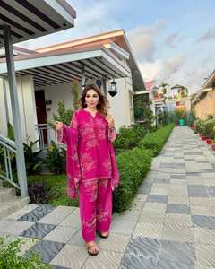 <b>Presenting</b> New Designer Collection In Pure Faux Georgette Top-Bottom And Dupatta Set Fully Stitched Ready To Wear - Product Image 4