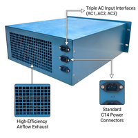 Banco de carga de 8kW y 19 pulgadas para montaje en rack para sistema de prueba de energía de respaldo UPS en centros de datos