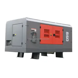 China fabricação motor diesel parafuso compressor de ar para mineração água perfuração equipamento