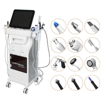 Machine de soin du visage verticale de luxe pour hydradermabrasion et hydro-peeling
