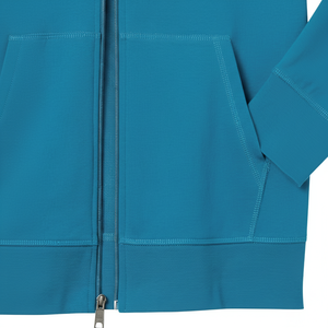 Sudadera ligera con cremallera completa para hombre con ajuste cómodo y transpirable - Product Image 1