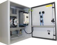 Panneau de distribution de puissance de démarreur progressif de moteur Dol triphasé moderne de Chine pour l'équipement de contrôle de programmation de PLC de pompe à moteur