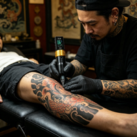 Nieuwe Aanwinst Stille Lage Trillingen Draadloze Tattoo Pen Draadloze Rotatie Tattoo Machine voor Lining en Shading