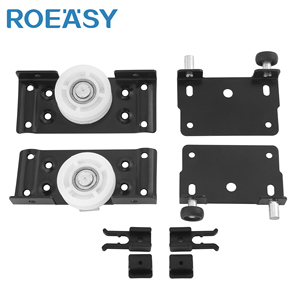 ROEASY Prêt Stock <span class=keywords><strong>Porte</strong></span> Coulissante Roue Armoire <span class=keywords><strong>Porte</strong></span> Coulissante <span class=keywords><strong>Système</strong></span> <span class=keywords><strong>de</strong></span> Roue Roulante <span class=keywords><strong>pour</strong></span> Chambre <span class=keywords><strong>Porte</strong></span> <span class=keywords><strong>de</strong></span> Garde-Robe Robuste - Product Image 2