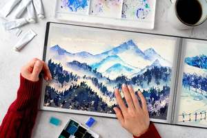 Porte-documents <span class=keywords><strong>de</strong></span> présentation 11x17 avec 24 pochettes, grand format 11 x 17, dossier d'art avec couverture et pochettes en polypropylène - Product Image 2