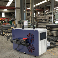 Machine de nettoyage au laser à fibre pulsée 500W 200W 300W pour métal, bois, pierre - Système portable de décapage de la rouille