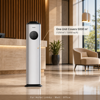 Diffuseur d'arômes sans eau sur pied 5000 CBM, machine à parfum commerciale avec contrôle WiFi, bouteille de 1000 ml pour hall d'hôtel
