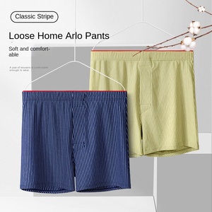 <span class=keywords><strong>กางเกง</strong></span><span class=keywords><strong>ขา</strong></span><span class=keywords><strong>สั้น</strong></span>ผ้าฝ้ายสำหรับผู้ชาย เอวยางยืด ทรงหลวม สวมใส่สบายๆ สำหรับพักผ่อนในบ้านช่วงฤดูร้อน - Product Image 6