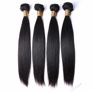 Vendeur de cheveux en gros Paquets de cheveux humains à cuticules alignées non traités, Paquets de cheveux péruviens Extensions de cheveux humains