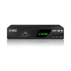 गर्म बेच नि: शुल्क अनुकूलित पीवीआर h.265 hevc DVB डिजिटल t2 सेट-टॉप बॉक्स hd 1080p DVB-T2 टीवी ट्यूनर विकोडक सेट टॉप बॉक्स