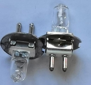 Ampoule <span class=keywords><strong>halogène</strong></span> médicale directe d'usine 12V 30W <span class=keywords><strong>projecteur</strong></span> en verre de quartz certifié ISO9001/E11 pour instrument d'analyse médicale - Product Image 1
