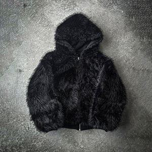 <span class=keywords><strong>Felpa</strong></span> Reversibile in French Terry Pesante da Uomo, Vestibilità Boxy Streetwear, Stampa DTG, OEM, Effetto Distressed, Ingrosso - Product Image 2