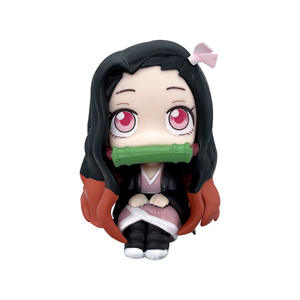 Q versión <span class=keywords><strong>Kimetsu</strong></span> <span class=keywords><strong>No</strong></span> <span class=keywords><strong>Yaiba</strong></span> Modelo figura de dibujos animados juguete Demoned Slayer posición sentada PVC coche ornamento figura de acción coleccionable - Product Image 5