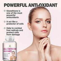 Gummies naturels Yefra au L-Glutathion pour éclaircir la peau, gummies beauté pour la peau des adultes, gummies anti-oxydants au collagène