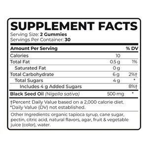 Soğuk preslenmiş lal özü siyah tohum yağı ve bal sakızlı için siyah tohum yağı Gummies - Product Image 2