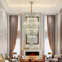 Lampe suspendue en cristal de style nordique populaire pour appartement Loft, lustre moderne à LED