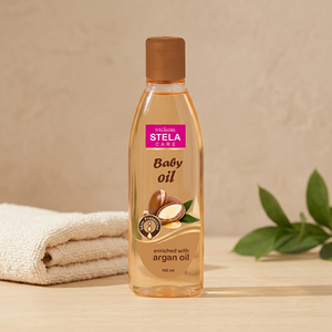 Stela Care Argan <b>Baby</b> <b>Oil</b> Lightweight Daily Body Massage <b>Oil</b> for <b>Babies</b> with Smooth Texture Easy Application and Gentle Everyday - Product Image 4