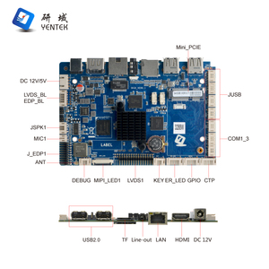 RK3288 Rockchip Bo mạch chủ LPDDR3 2g 1G 4G 8G 16G eMMC LVDS EDP HD TF Wifi BT GPS Android 7.1 Ubuntu debian9 cánh tay Bo mạch chủ - Product Image 5