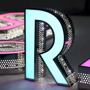 Custom Led Logo Ontwerp Licht Teken Hoge Heldere Winkel Winkel 3d Backlit Kanaal Letter Gloed Acryl Led Verlicht Voor Het Bedrijfsleven - Product Image 5
