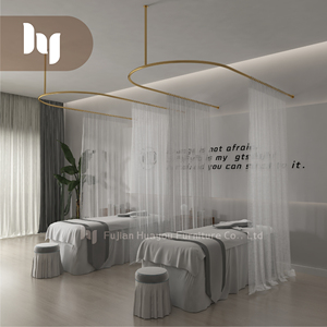 Rideaux <span class=keywords><strong>de</strong></span> <span class=keywords><strong>salon</strong></span> <span class=keywords><strong>de</strong></span> haute qualité, mobilier <span class=keywords><strong>de</strong></span> <span class=keywords><strong>salon</strong></span> <span class=keywords><strong>de</strong></span> beauté, tringle à rideau d'isolation en fer forgé en forme <span class=keywords><strong>de</strong></span> U - Product Image 3