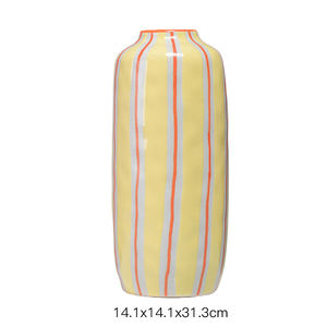 Vase en céramique de fleur de pot de plante d'ornement de maison en céramique colorée pour l'hôtel - Product Image 3