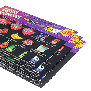Promotional Brochure Book Magazine Custom Designed Double-Sided <strong>Printed</strong> <strong>Restaurant</strong> Menu Leaflet Advertising Poster Folded <strong>Flyer</strong> - Product Image 4