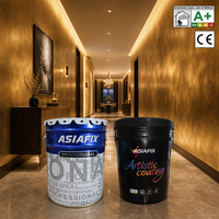 Peinture murale liquide effet miroir métallique avec couche de finition anti-rouille pour intérieur, revêtement métallique décoratif pour l'art métallique intérieur