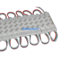 XINGLIGHT 12V 1.5W LED Module de remplissage de colle IP67 étanche publicité caractère lumineux lumière chaud blanc vert 12mm ROHS