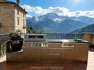 <span class=keywords><strong>Cucina</strong></span> da Esterno di Lusso in <span class=keywords><strong>Acciaio</strong></span> <span class=keywords><strong>Inox</strong></span>, Design Moderno per Barbecue - Product Image 1