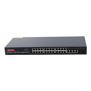 PoE <b>Switch</b> 24 Port Gigabit Ethernet <b>Network</b> <b>Switch</b> With 48V Power Supply For Monitoring And AP Deployment - Product Image 4
