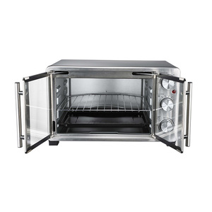 Horno Eléctrico de Doble Puerta Gr23E 23L, Totalmente de Acero Inoxidable, con Control de Temperatura Independiente, para Uso en Panadería - Product Image 3