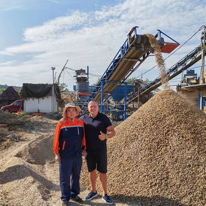 Máquina trituradora de mineral de hierro y oro portátil de bajo precio, trituradora de piedra de roca de grava de residuos de construcción de hormigón, planta trituradora móvil - Product Image 5