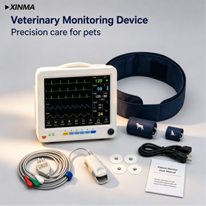 Moniteur patient, moniteur patient au chevet multi-paramètres  Moniteur de paramètres avec chariot pour usage humain et vétérinaire - Product Image 1
