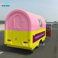 Nouveau-né personnalisé électrique Mobile Tuktuk Ice Cream Traiteur Food Truck Hot Dog Pizza Shawarma Tricycle Food Cart Usa