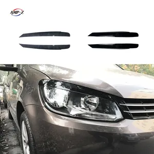 Kit carrozzeria per Volkswagen per VW Touran 2011-2015 fari palpebre sopracciglia adesivi ABS Trim Cover accessori Car Styling