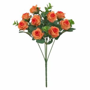 <span class=keywords><strong>Fleurs</strong></span> artificielles en gros pour mariage, <span class=keywords><strong>fleurs</strong></span> décoratives en soie, roses artificielles <span class=keywords><strong>de</strong></span> haute qualité, roses artificielles au toucher réel - Product Image 5