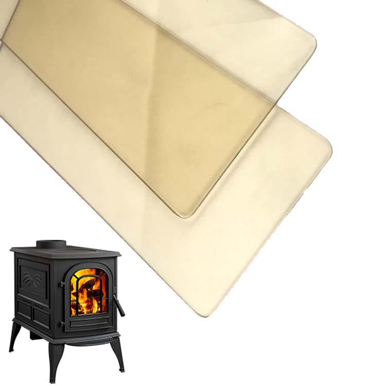 Высококачественное прозрачное керамическое стекло для камина, жаропрочное газовое стекло для двери духовки