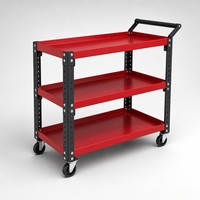 Chariot à outils professionnel à 3 niveaux avec panneau perforé et tiroir, chariot de service robuste en acier pour atelier de mécanique, garage