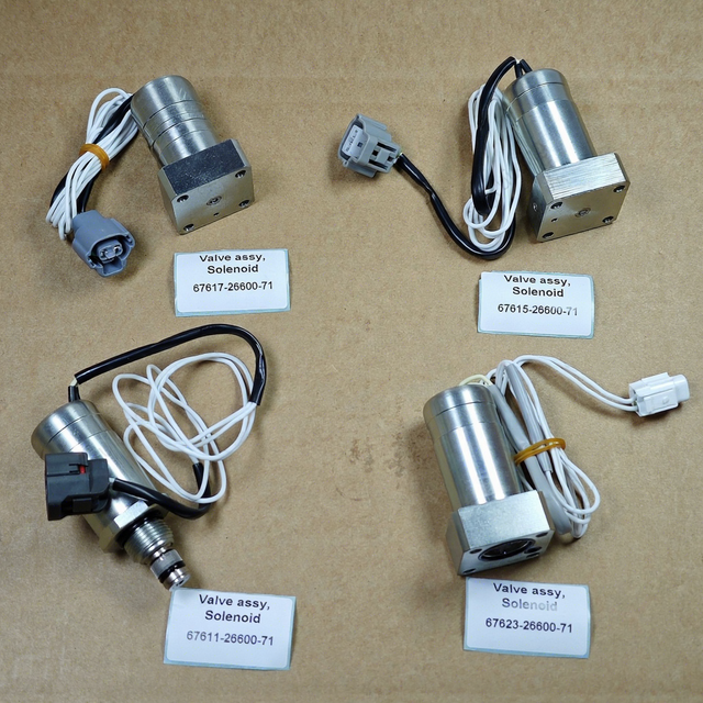 Solenoid Valve Assembly 67611-26600-71 67615-26600-71 67617-26600-71 67623-26600-71 8FD2035 8FDU1532 8FDF2030 FG10-30