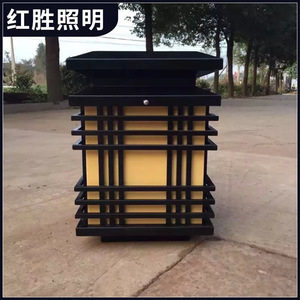 Lámpara de Poste de Aluminio para Exteriores, LED E27, Semi Empotrada, Garantía de 5 Años - Product Image 4