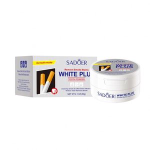 SADOER Polvo de dientes Higiene bucal <span class=keywords><strong>Suero</strong></span> de limpieza Gel blanco Cuidado de los dientes Blanqueamiento de dientes Herramientas dentales Sonrisa perfecta - Product Image 1