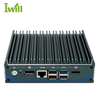 Mini PC Servidor N100 con Firewall de Funcionamiento Continuo 24/7/365, Router Linux Integrado, 4 LAN de 2.5G, Mini PC Industrial sin Ventilador